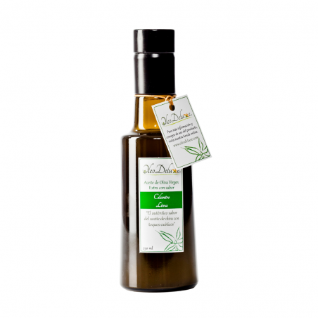 Huile d'olive saveurs coriandre et citron vert