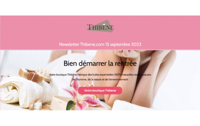 Newsletter Thibene.com 15 septembre 2023