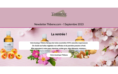 Newsletter Thibene.com - 1 Septembre 2023
